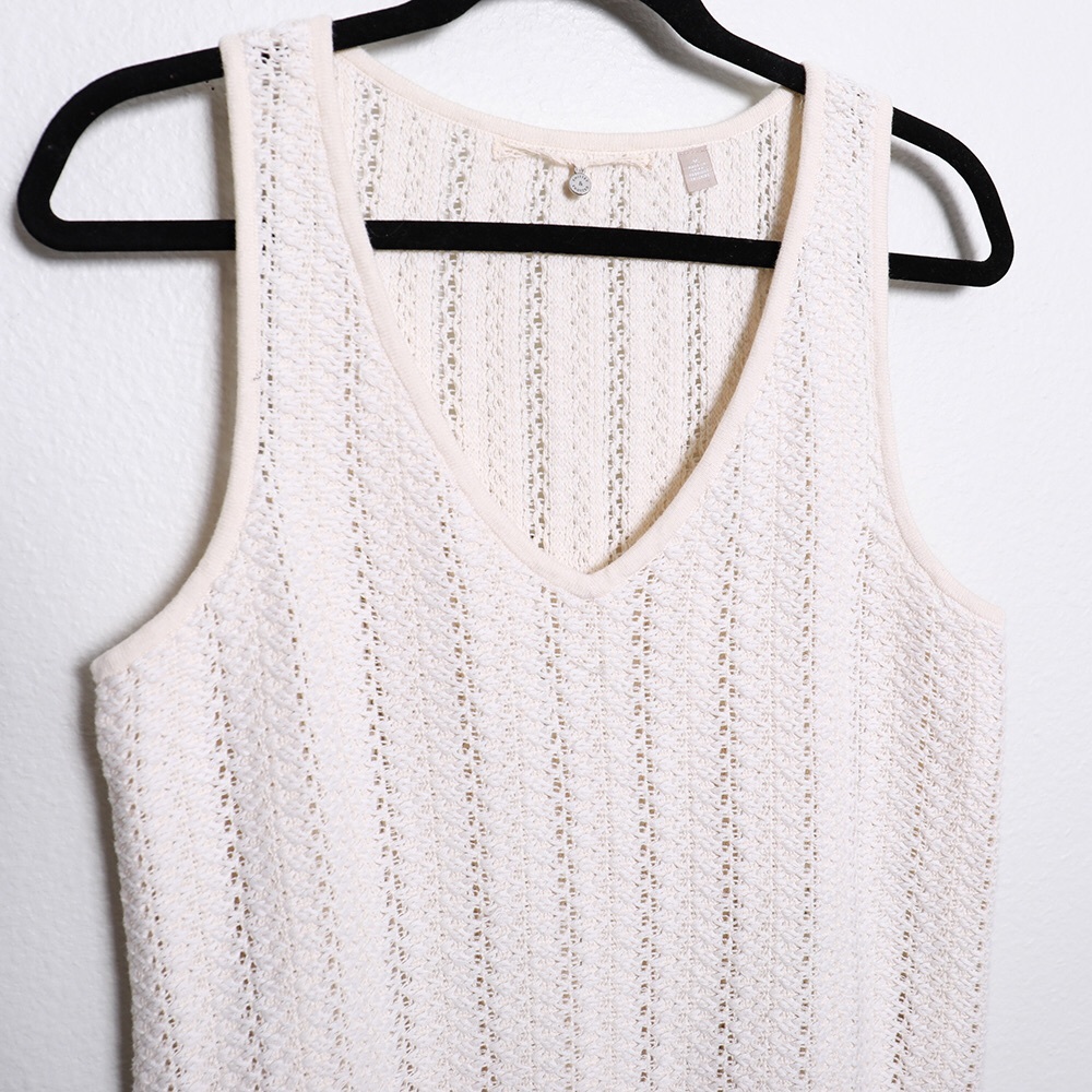 Knitted & Knotted Boho Crochet Knit Fringe Tunic - Picture 3 of 8